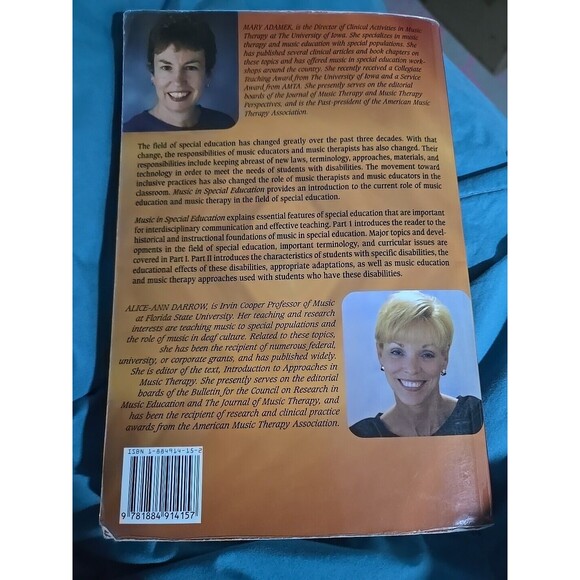 Music in Special Education (2005, Trade Paperback) College Textbook, Special Ed - Picture 2 of 5